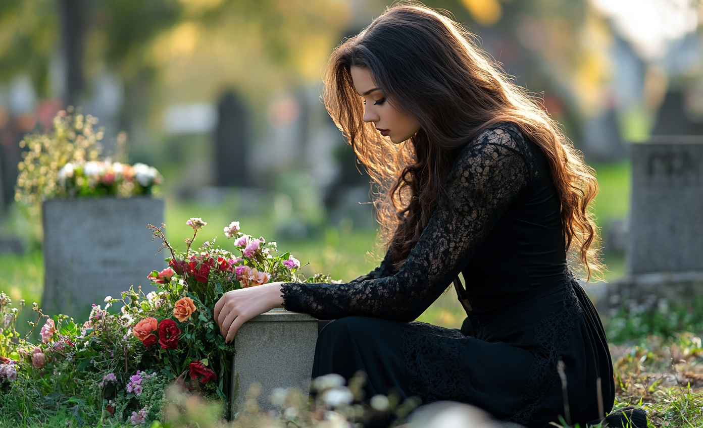 biglong008_Beautiful_woman_in_black_kneeling_at_the_grave_of_he_67323f1f-3873-4034-8064-4f90090c52d4